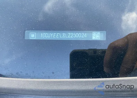 2020 Chevrolet Silverado 1500 4Wd Short Bed Rst из США, поврежденный, VIN 1GCUYEEL8LZ230024